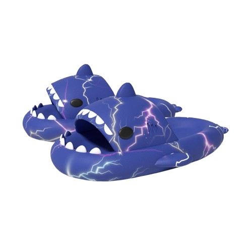 Electro shark slippers