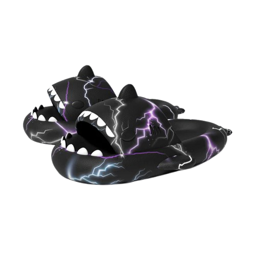 Electro shark slippers