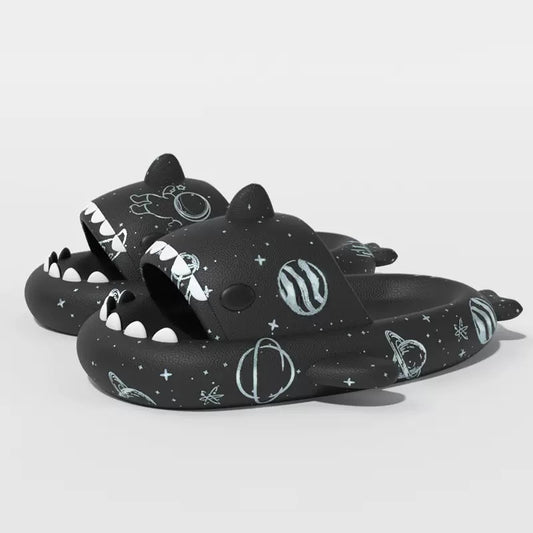 Space shark slippers