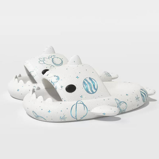 Space shark slippers